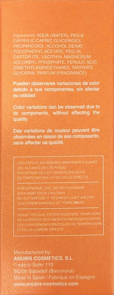 Ferulic Concentrate Ingredients (Concentrate Ferulic Ingredients And Warnings)